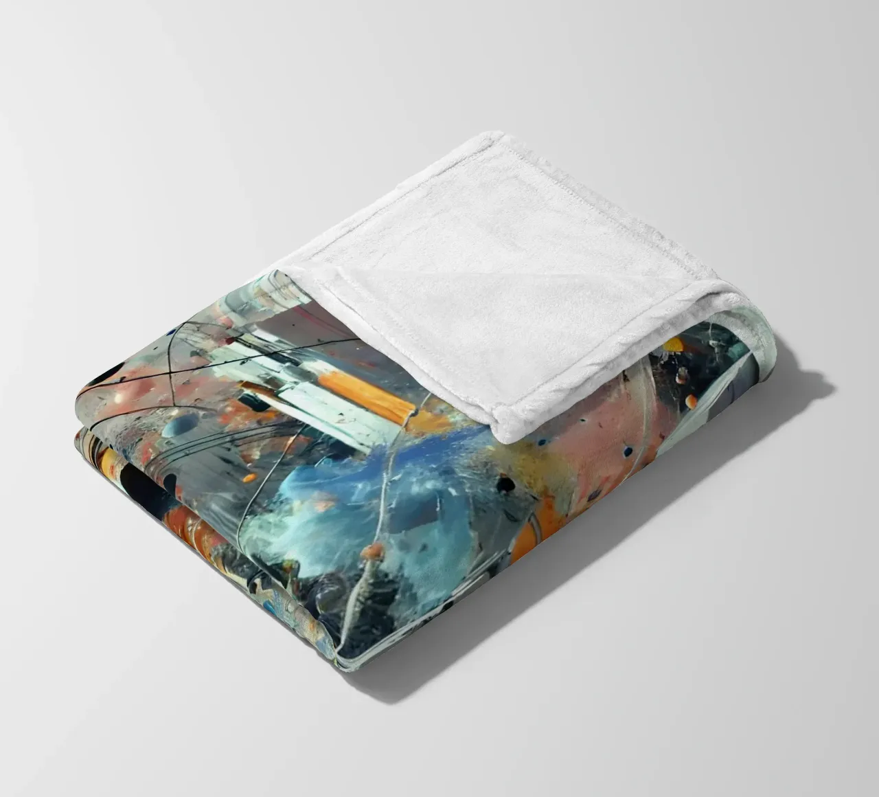 action splash abstract coperta in pile da abstrakt