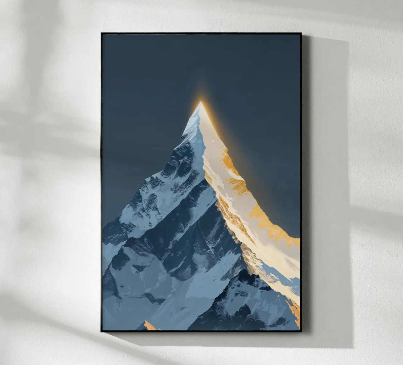 Sharp Peaks in Minimalist Glory plexiglass da AlbertKlee
