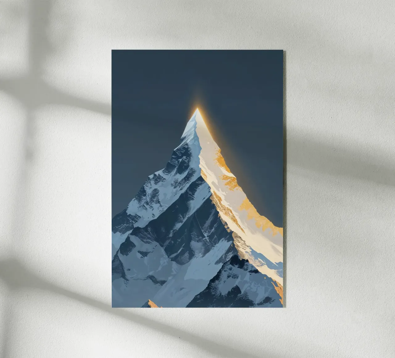 Sharp Peaks in Minimalist Glory plexiglass da AlbertKlee