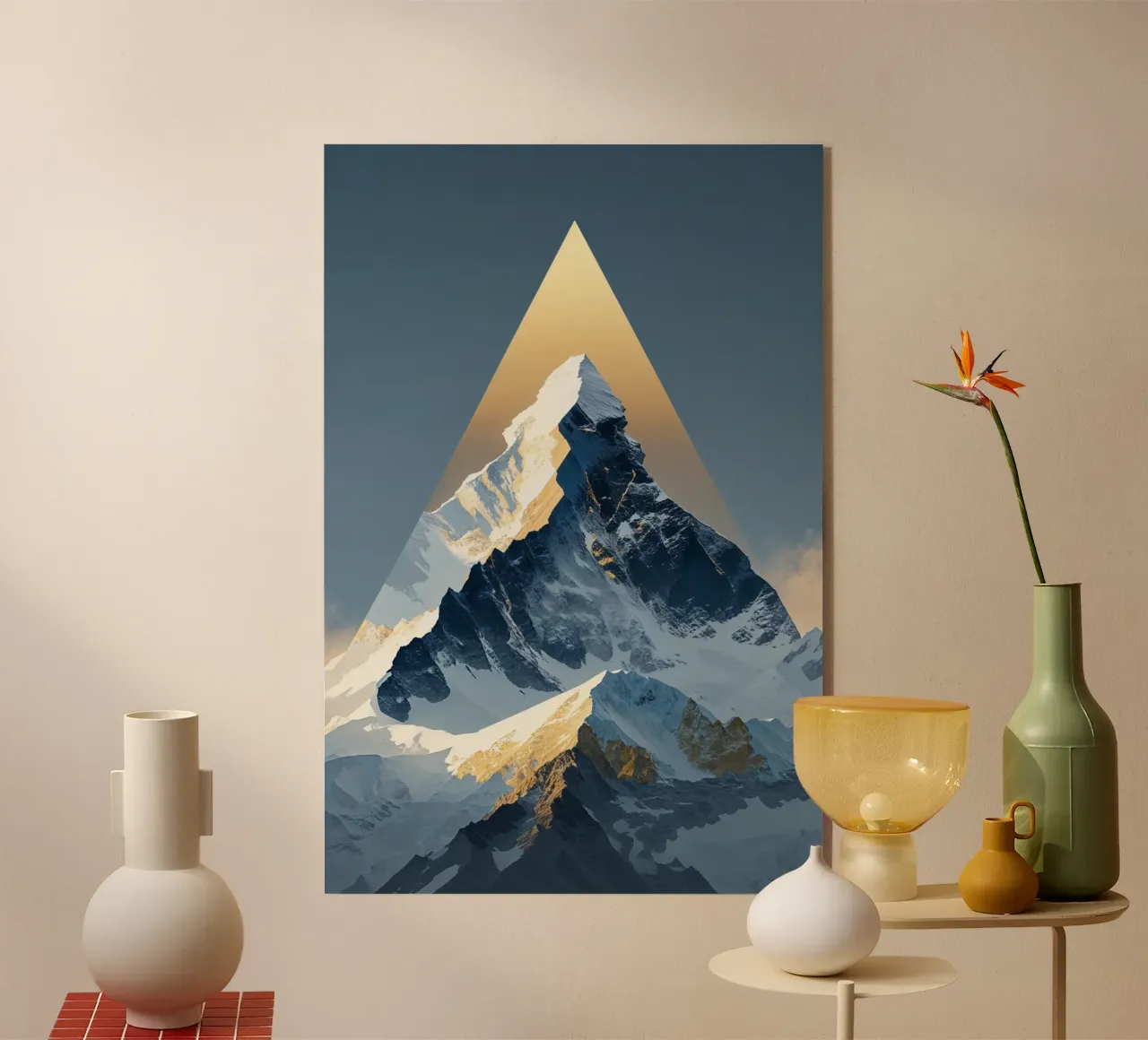 Illuminated Summit in Abstract Form plexiglass da AlbertKlee