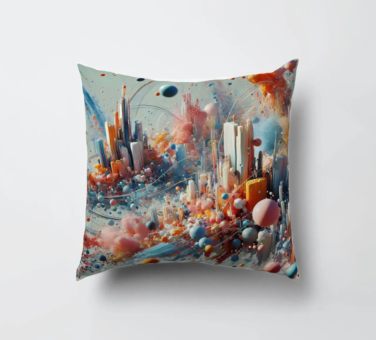 action splash abstract cuscino da abstrakt