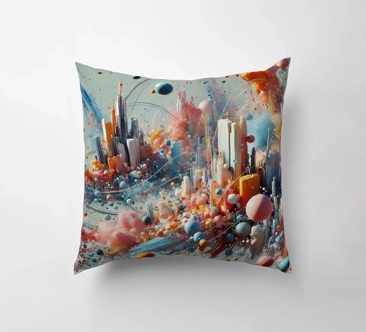 action splash abstract cuscino da abstrakt