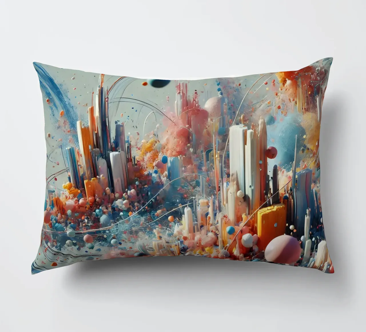 action splash abstract cuscino da abstrakt