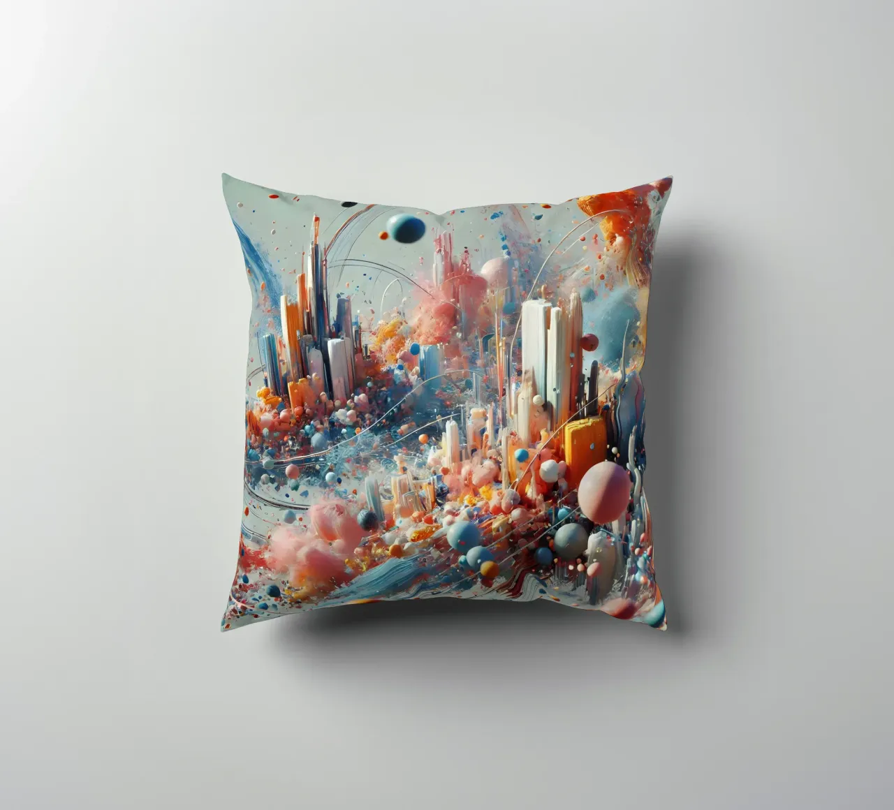 action splash abstract cuscino da abstrakt