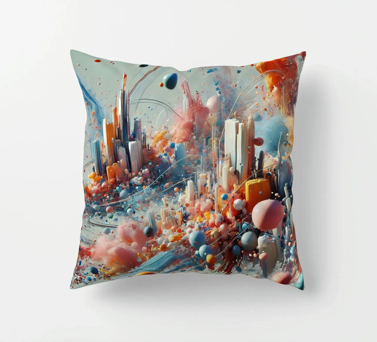 action splash abstract cuscino da abstrakt