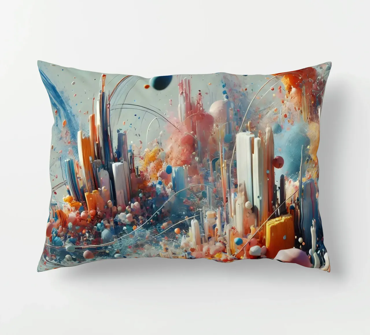 action splash abstract cuscino da abstrakt