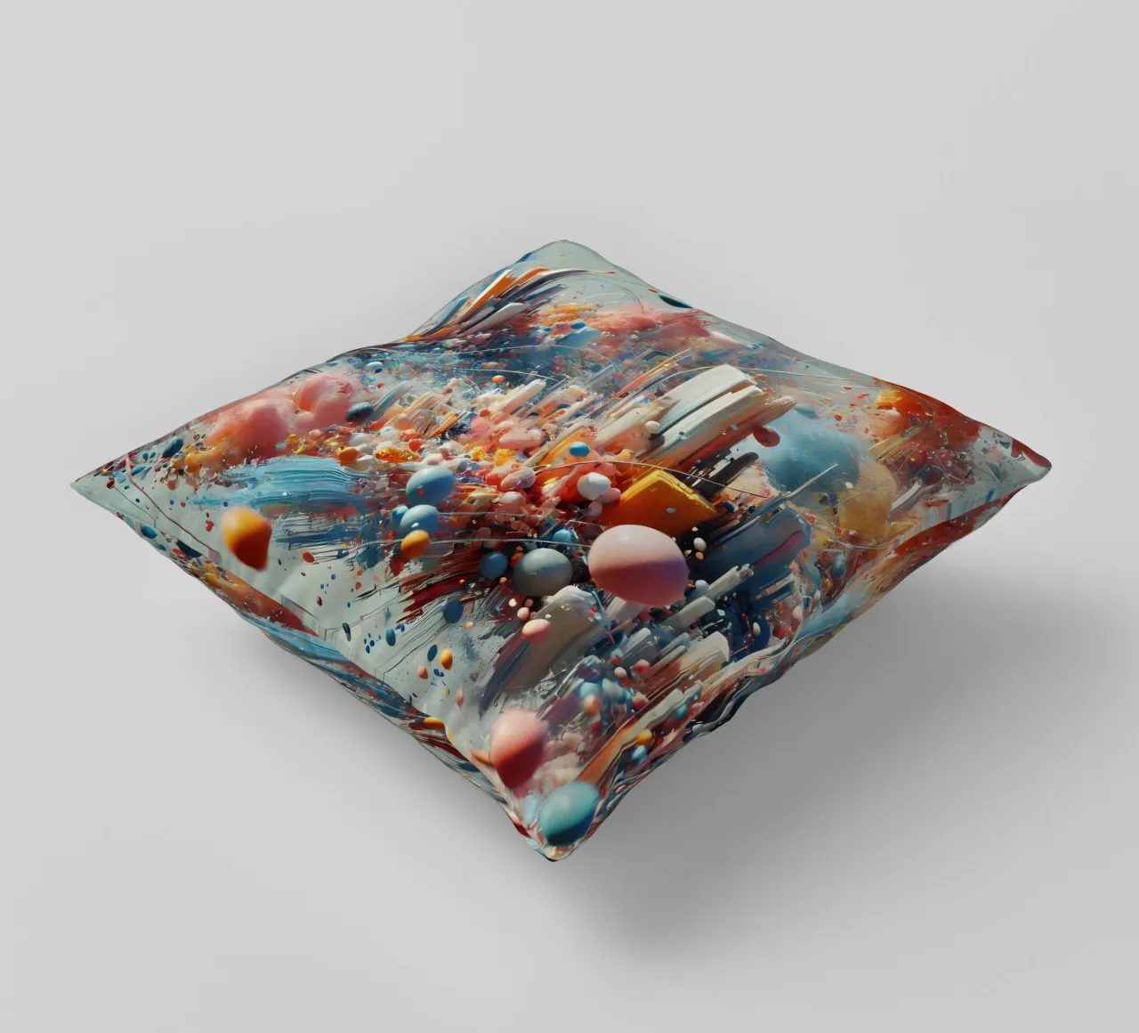 action splash abstract cuscino da abstrakt