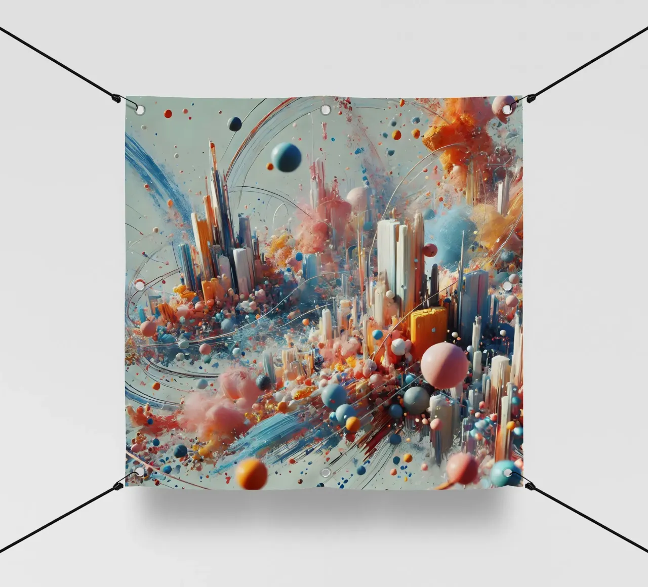 action splash abstract telo in pvc da abstrakt