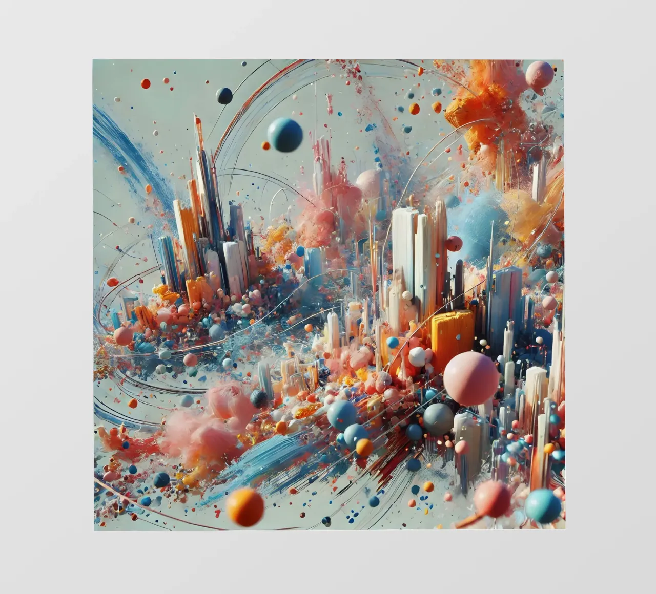 action splash abstract telo in pvc da abstrakt