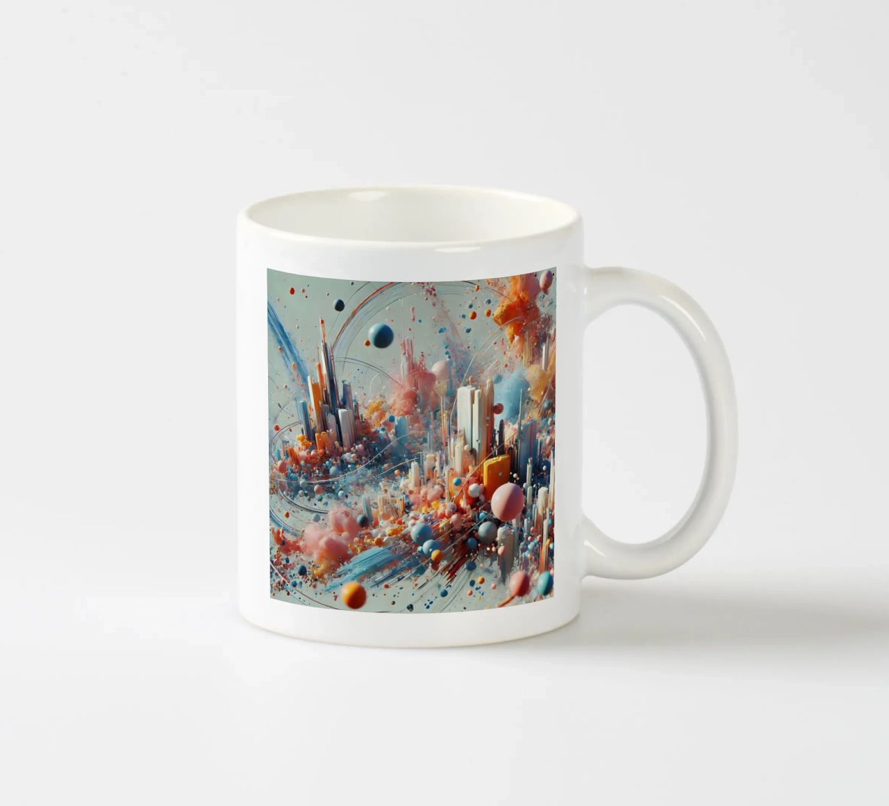action splash abstract tazza in ceramica da abstrakt
