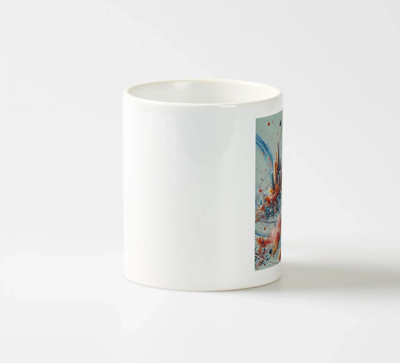 action splash abstract tazza in ceramica da abstrakt