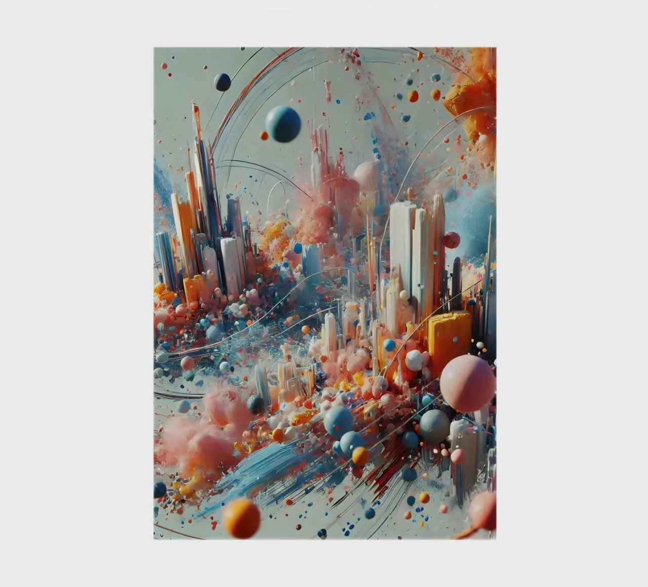 action splash abstract notebook by abstrakt