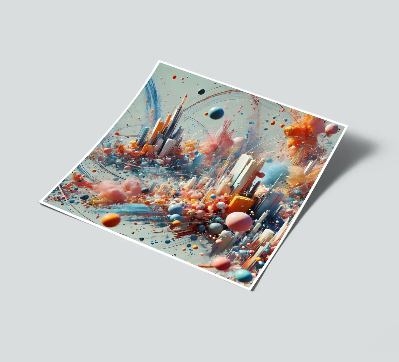 action splash abstract foglio adesivo da abstrakt