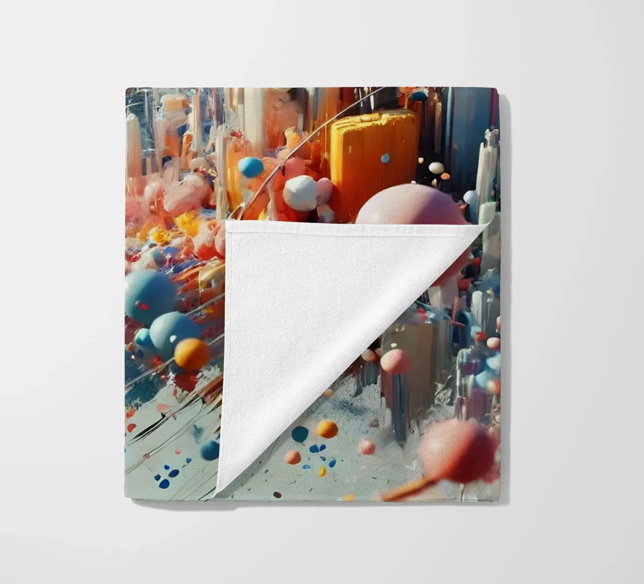 action splash abstract Strandtuch von abstrakt