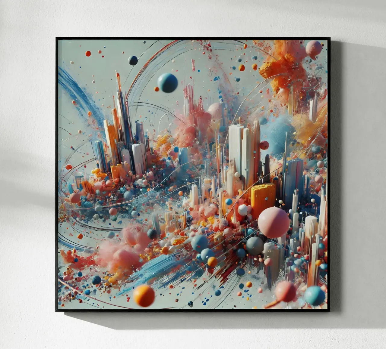 action splash abstract plexiglass da abstrakt