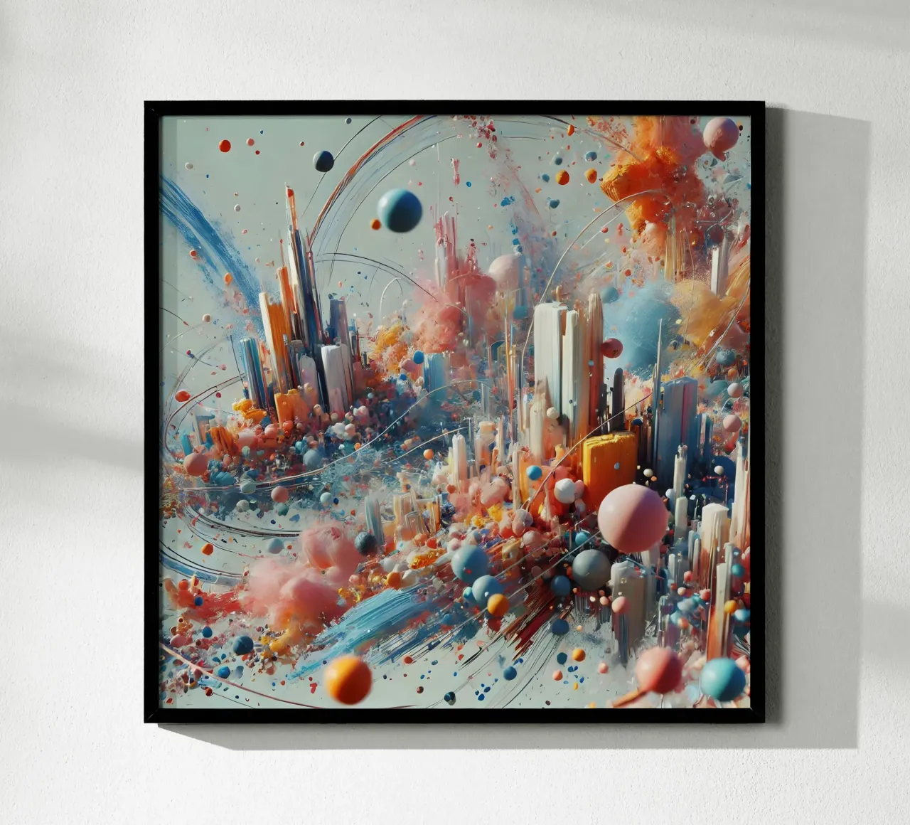 action splash abstract poster da abstrakt