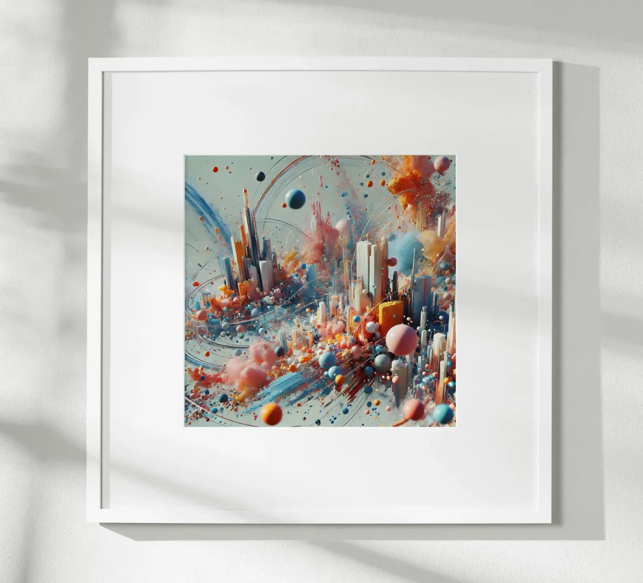 action splash abstract poster da abstrakt