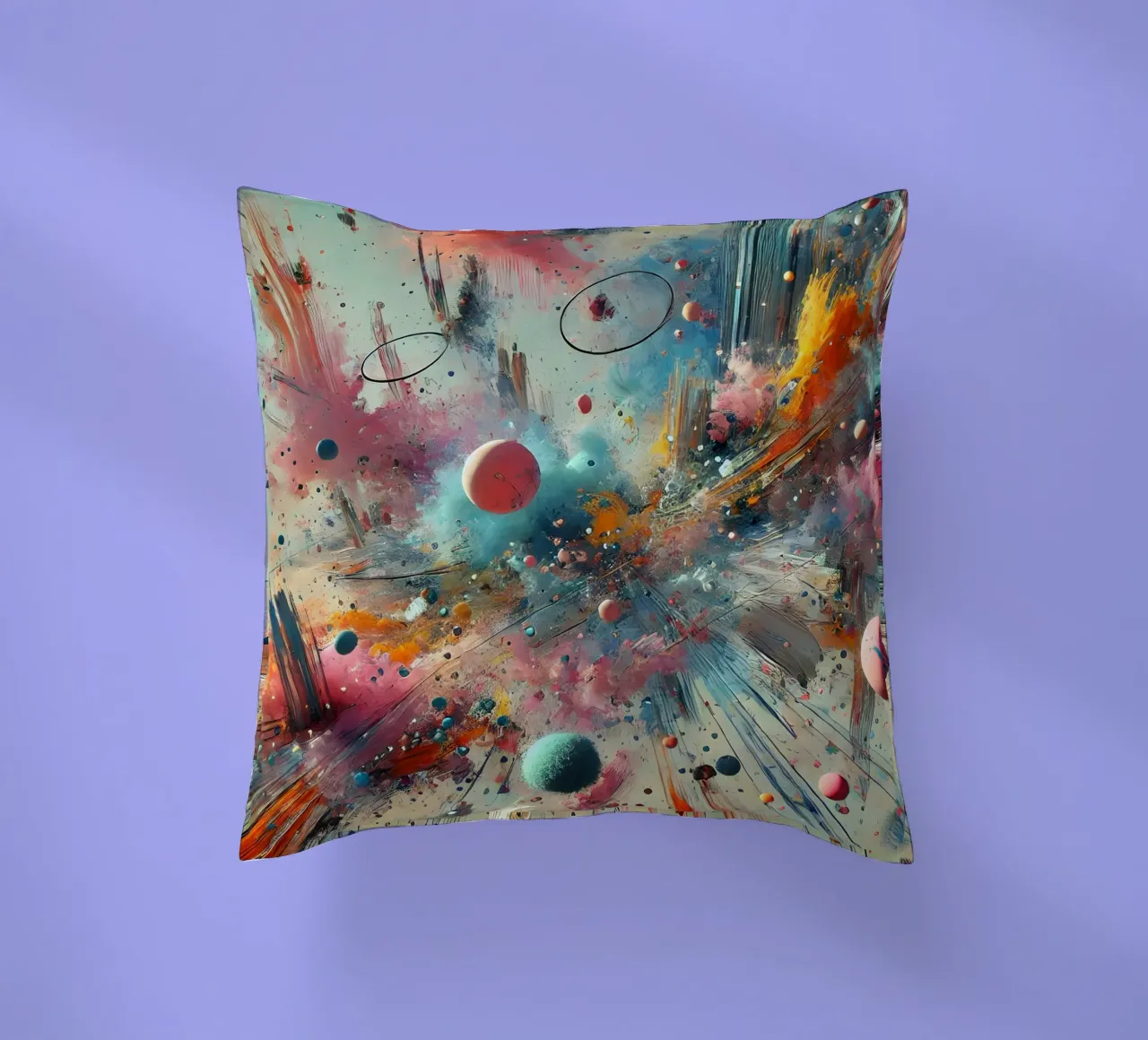 action splash abstract cuscino da abstrakt