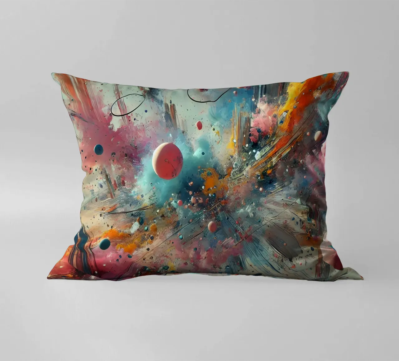 action splash abstract cuscino da abstrakt