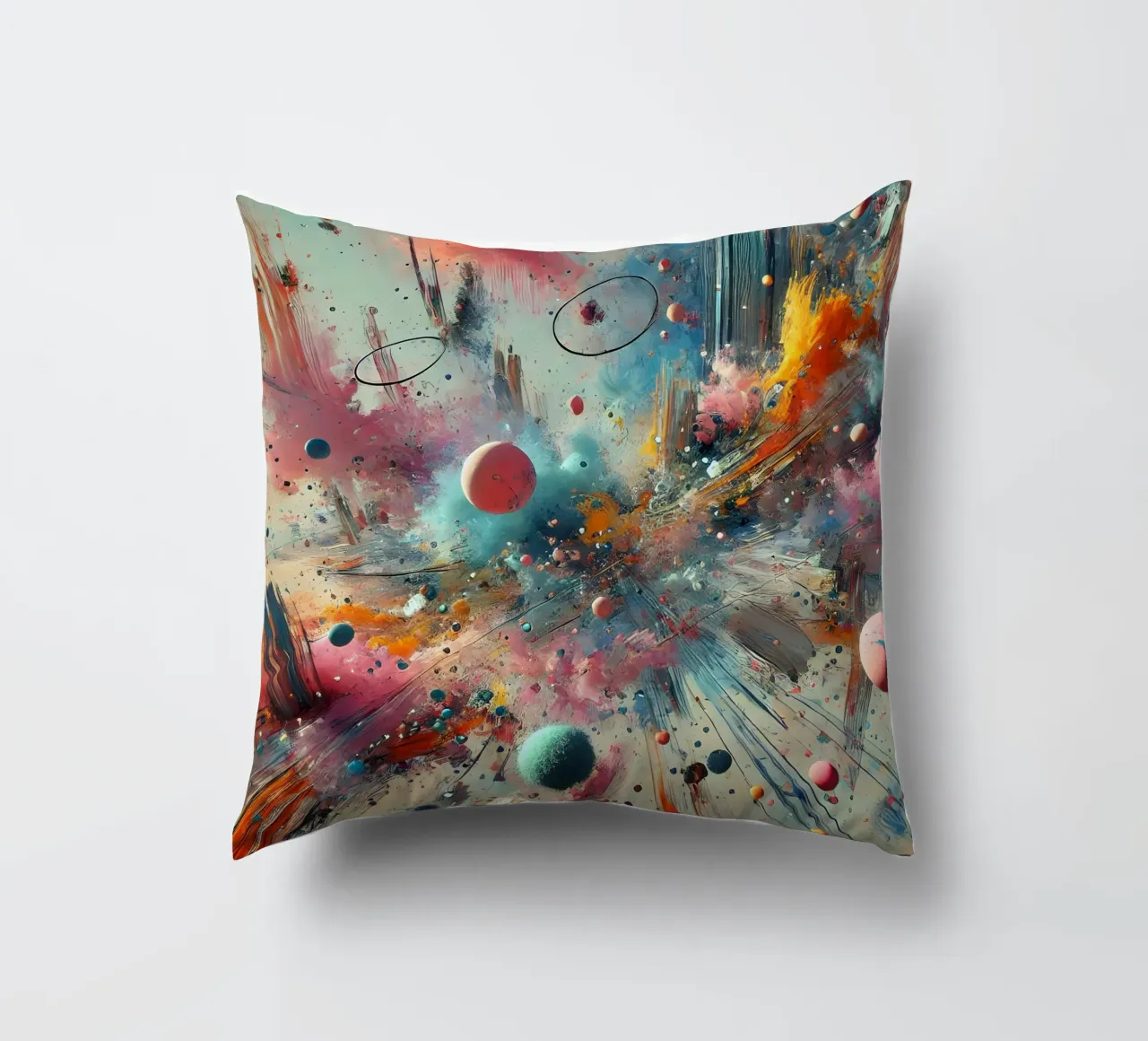 action splash abstract cuscino da abstrakt