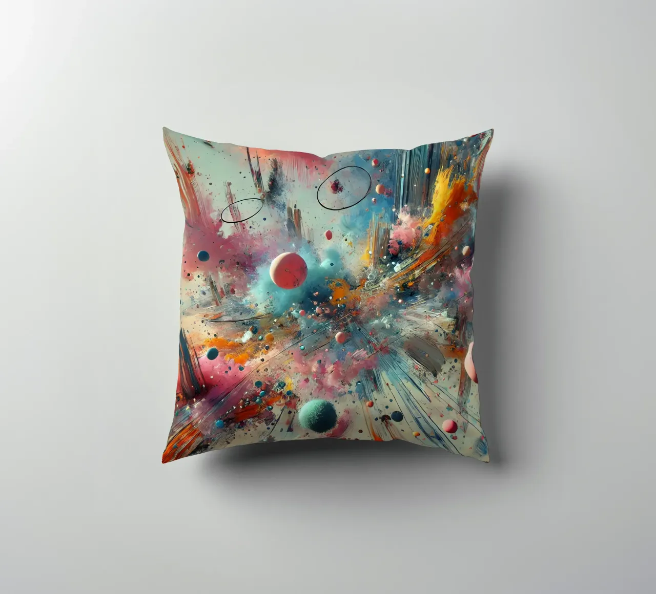 action splash abstract cuscino da abstrakt