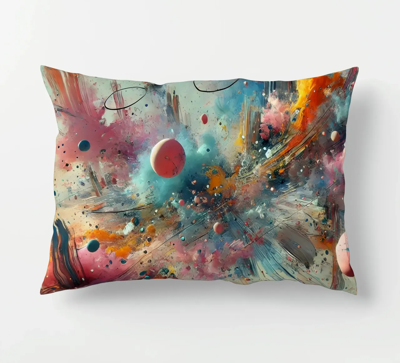 action splash abstract cuscino da abstrakt