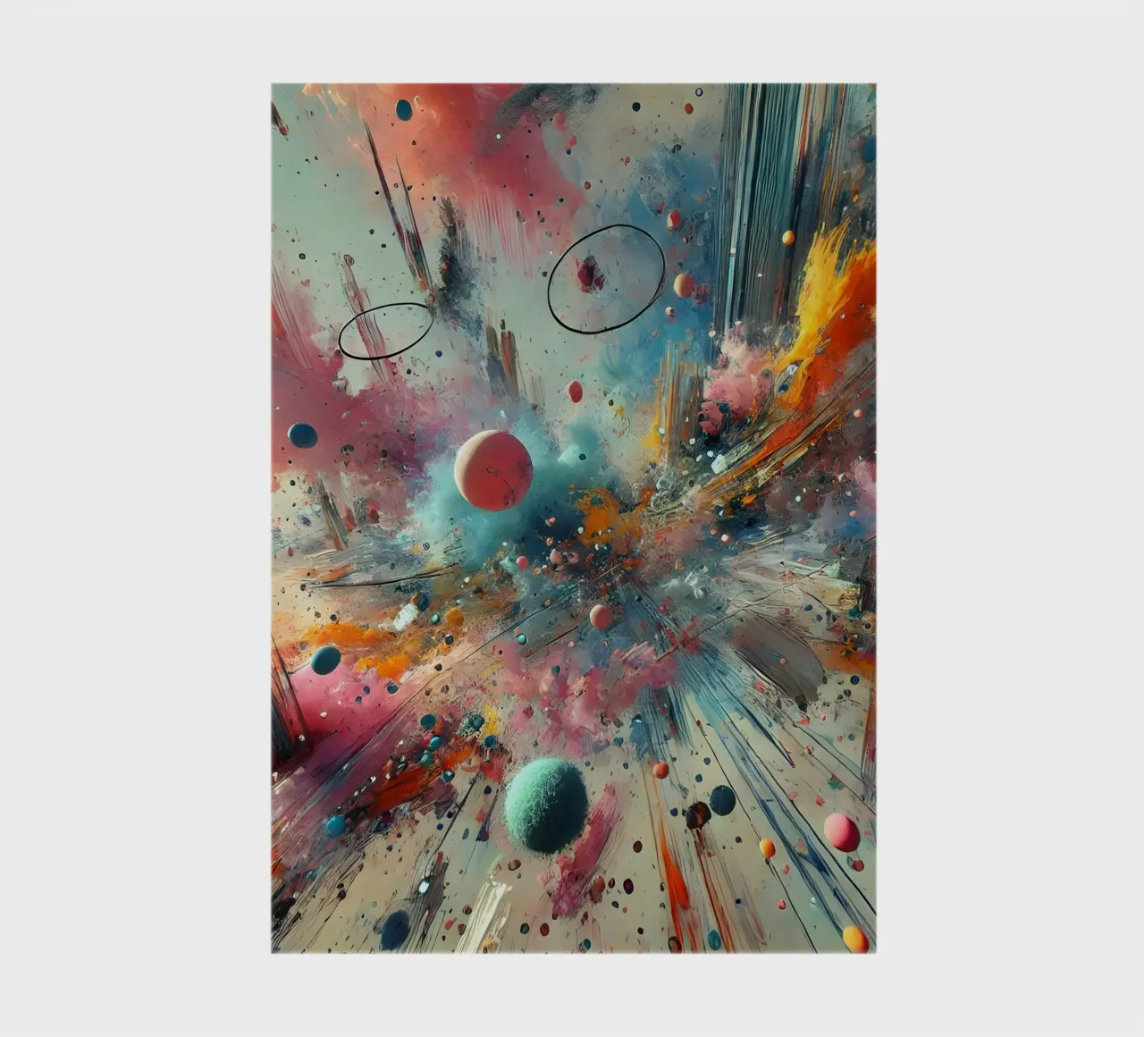 action splash abstract notebook by abstrakt