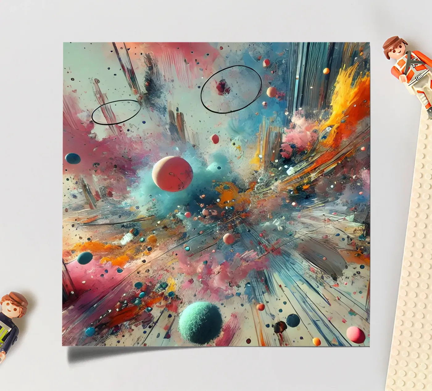 action splash abstract sticker sheet by abstrakt