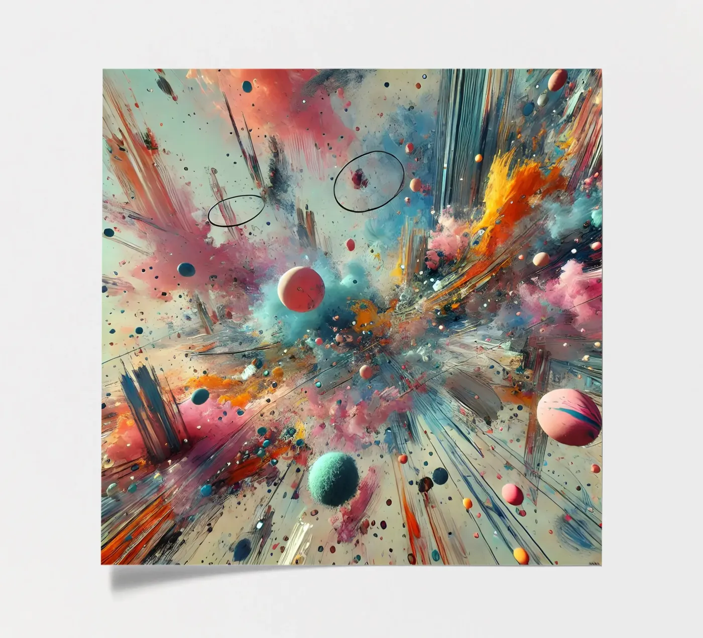 action splash abstract sticker sheet by abstrakt