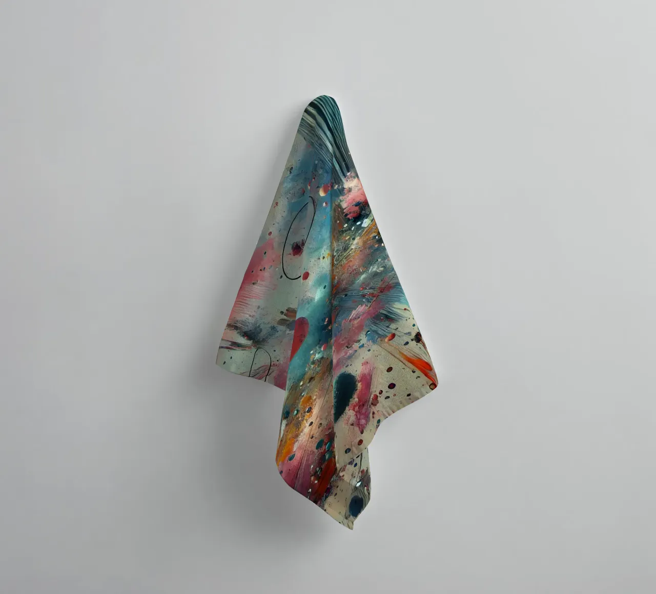 action splash abstract badhanddoek van abstrakt