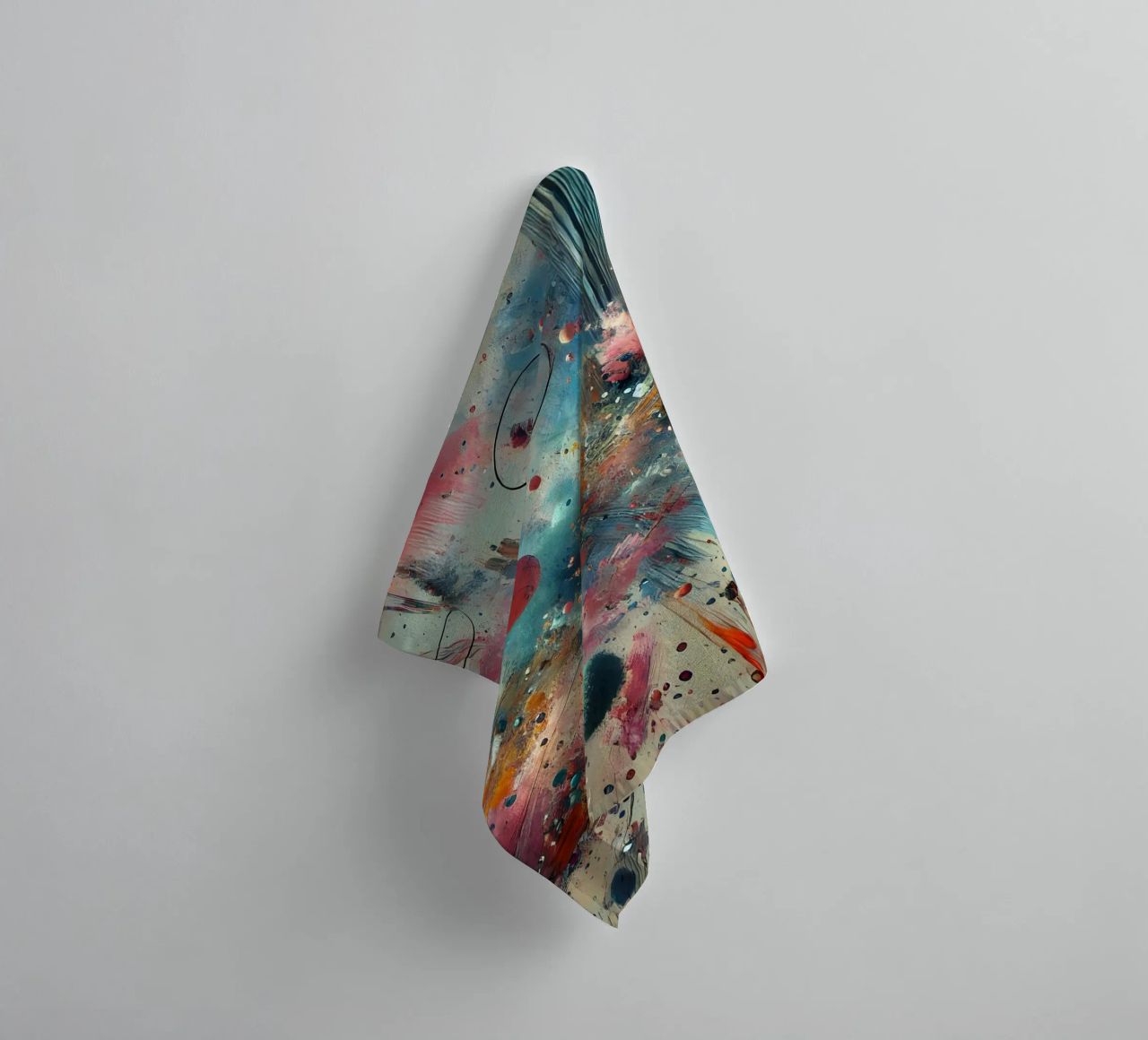 action splash abstract towel by abstrakt