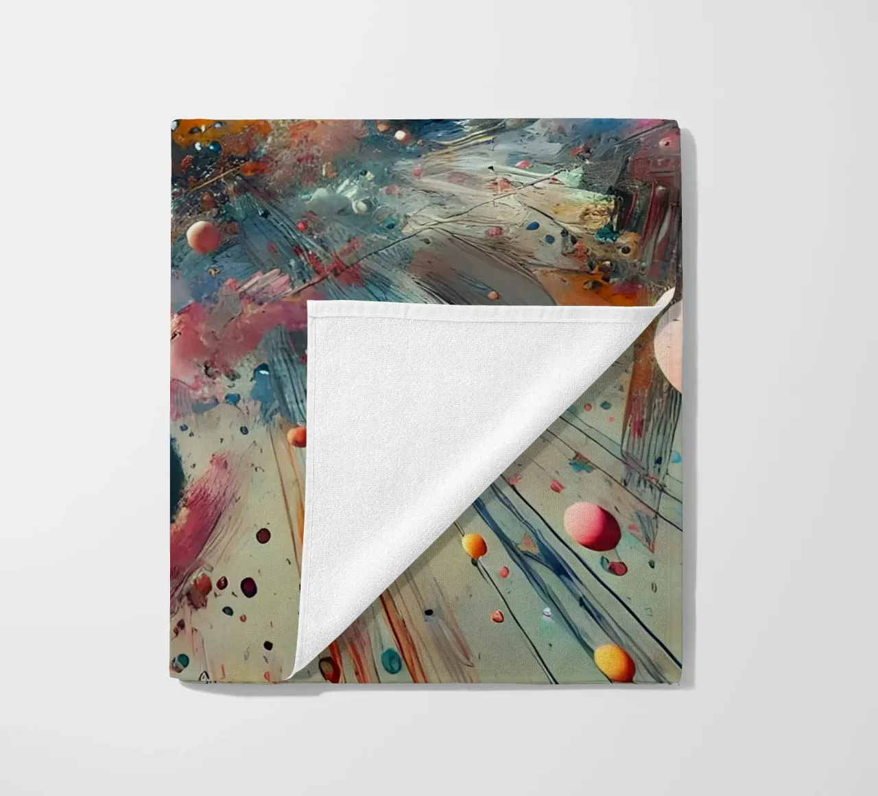 action splash abstract Strandtuch von abstrakt