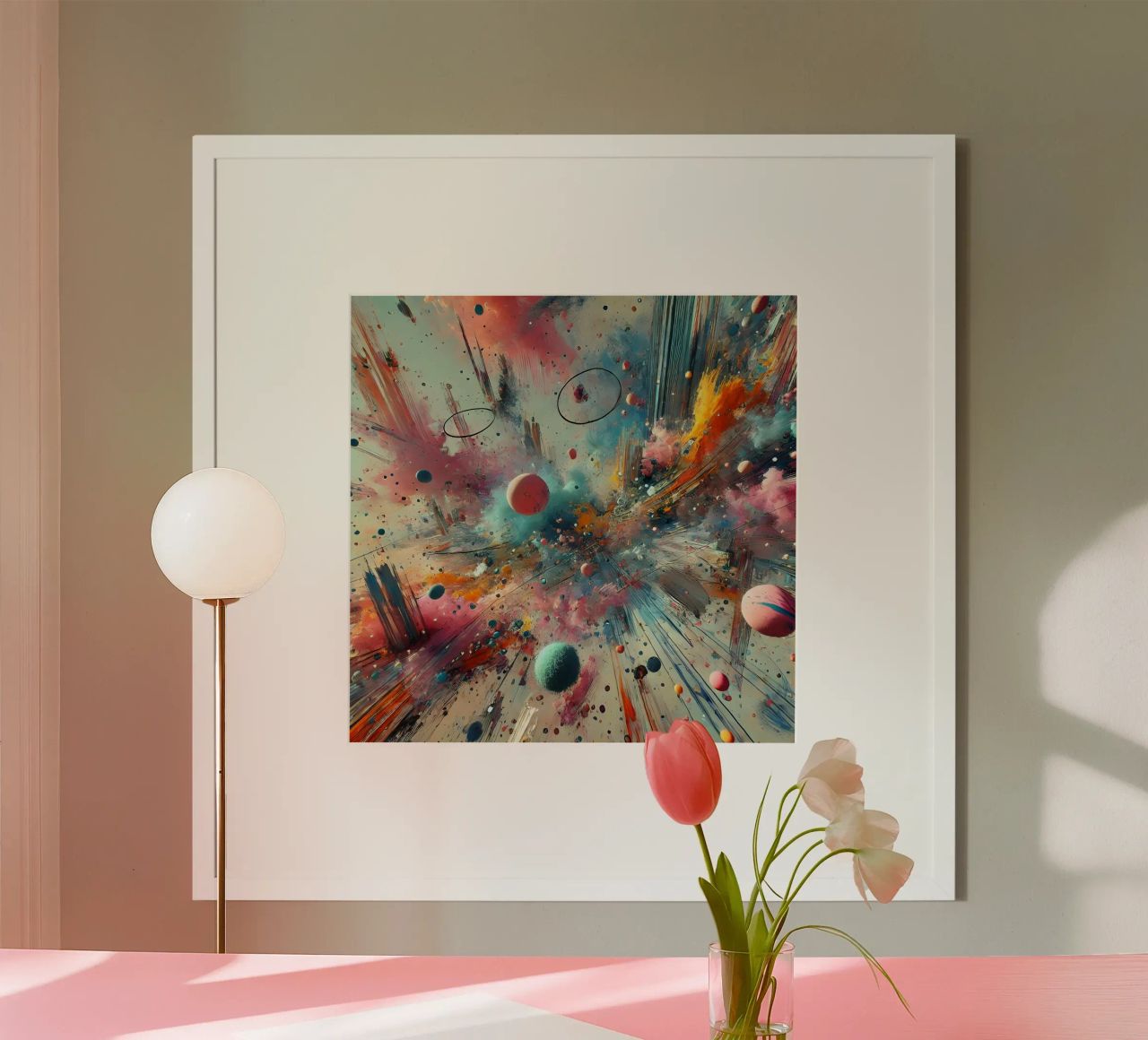 action splash abstract poster da abstrakt