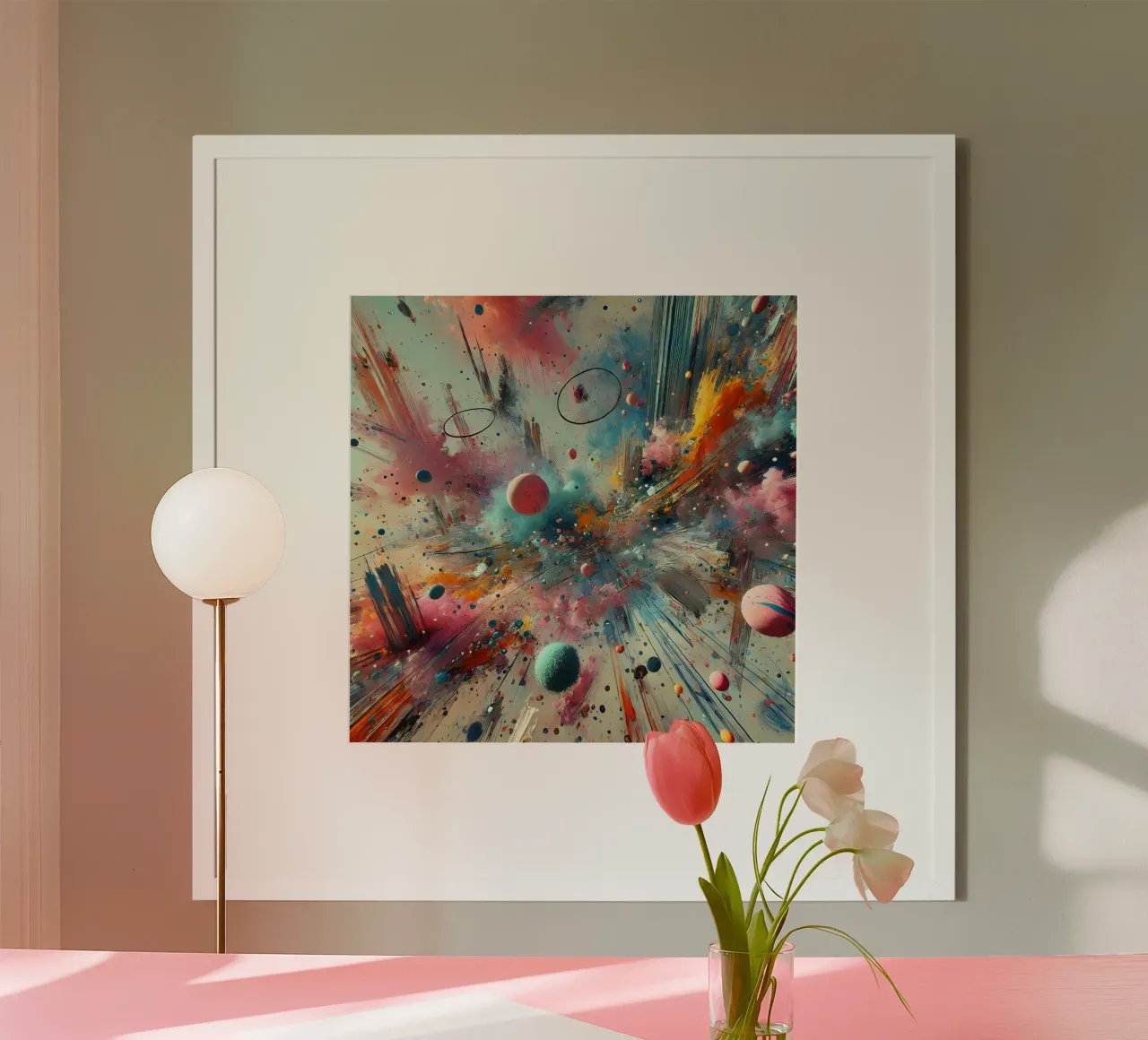 action splash abstract poster de abstrakt
