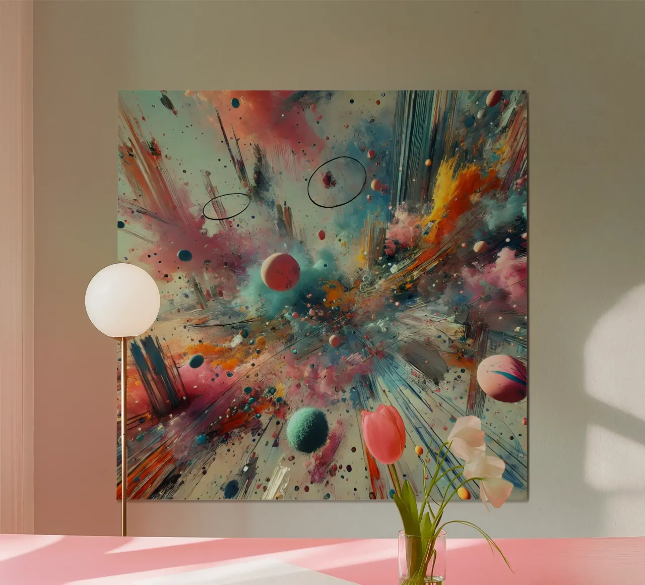 action splash abstract poster da abstrakt