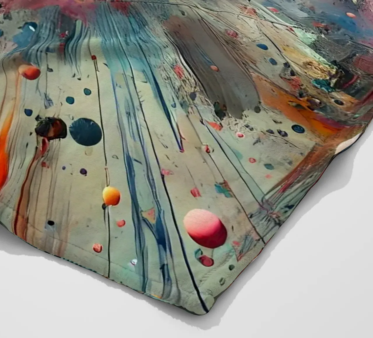 action splash abstract coperta in pile da abstrakt