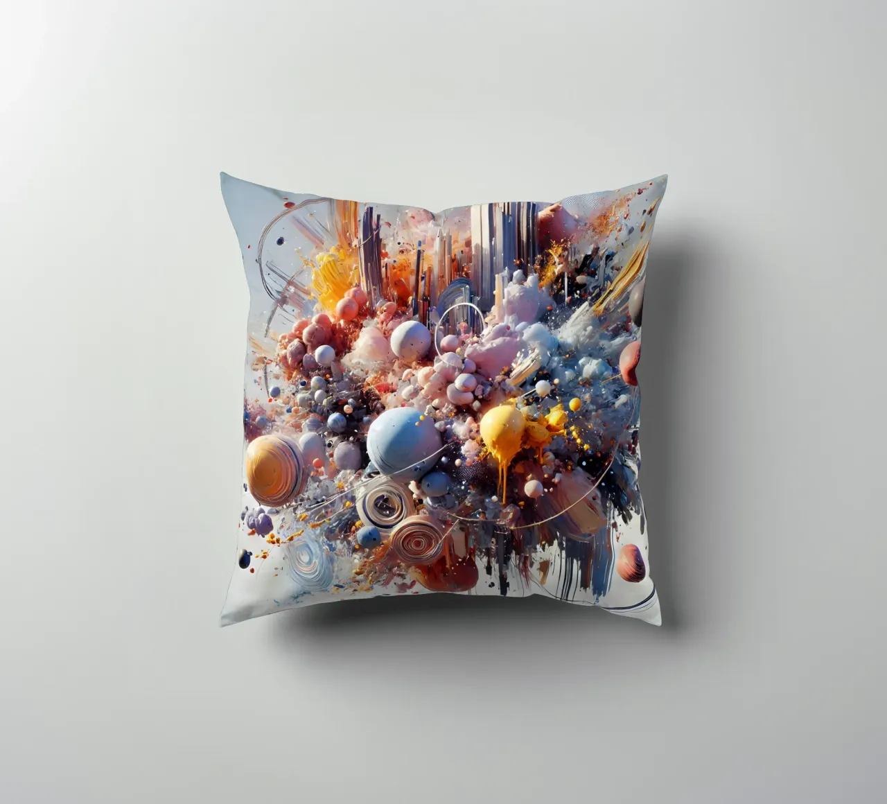 action splash abstract cuscino da abstrakt
