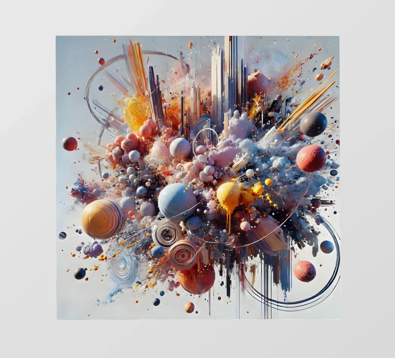 action splash abstract pellicola backlit da abstrakt