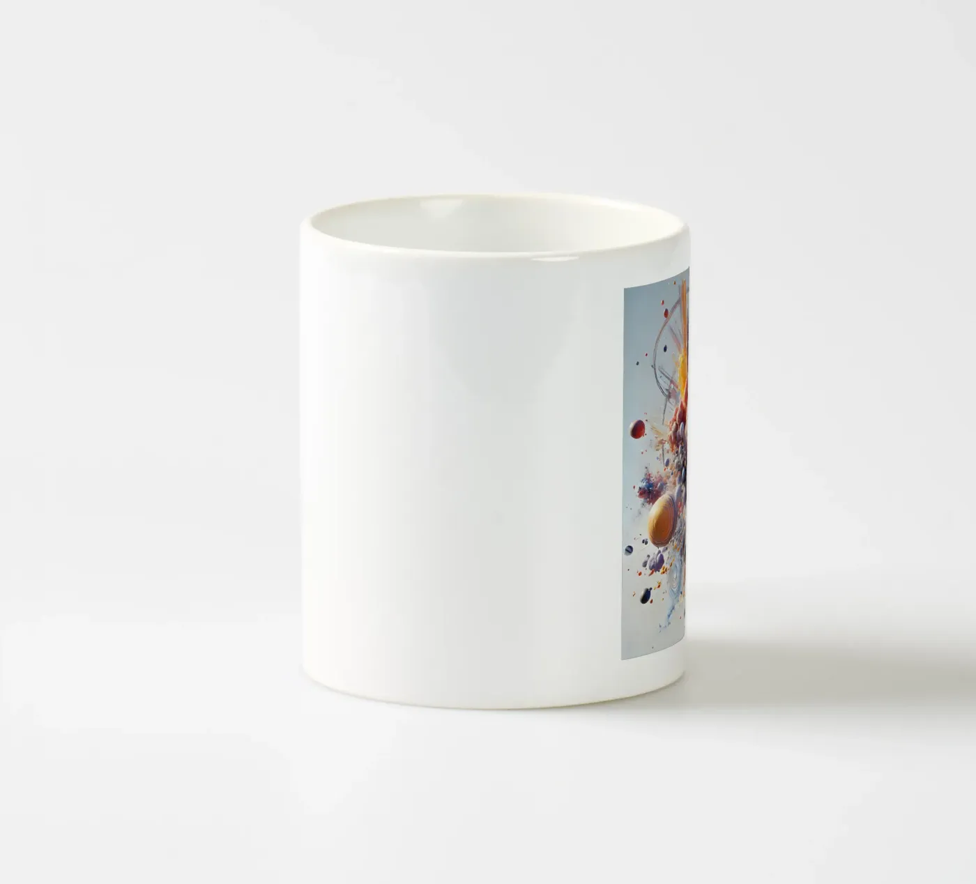 action splash abstract ceramic mug by abstrakt
