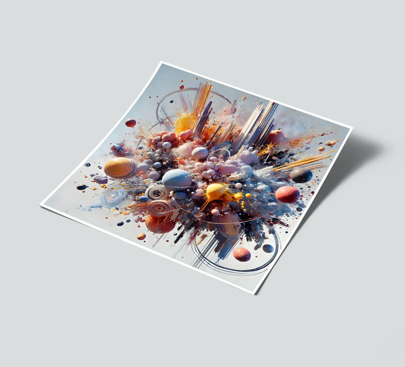 action splash abstract sticker sheet by abstrakt
