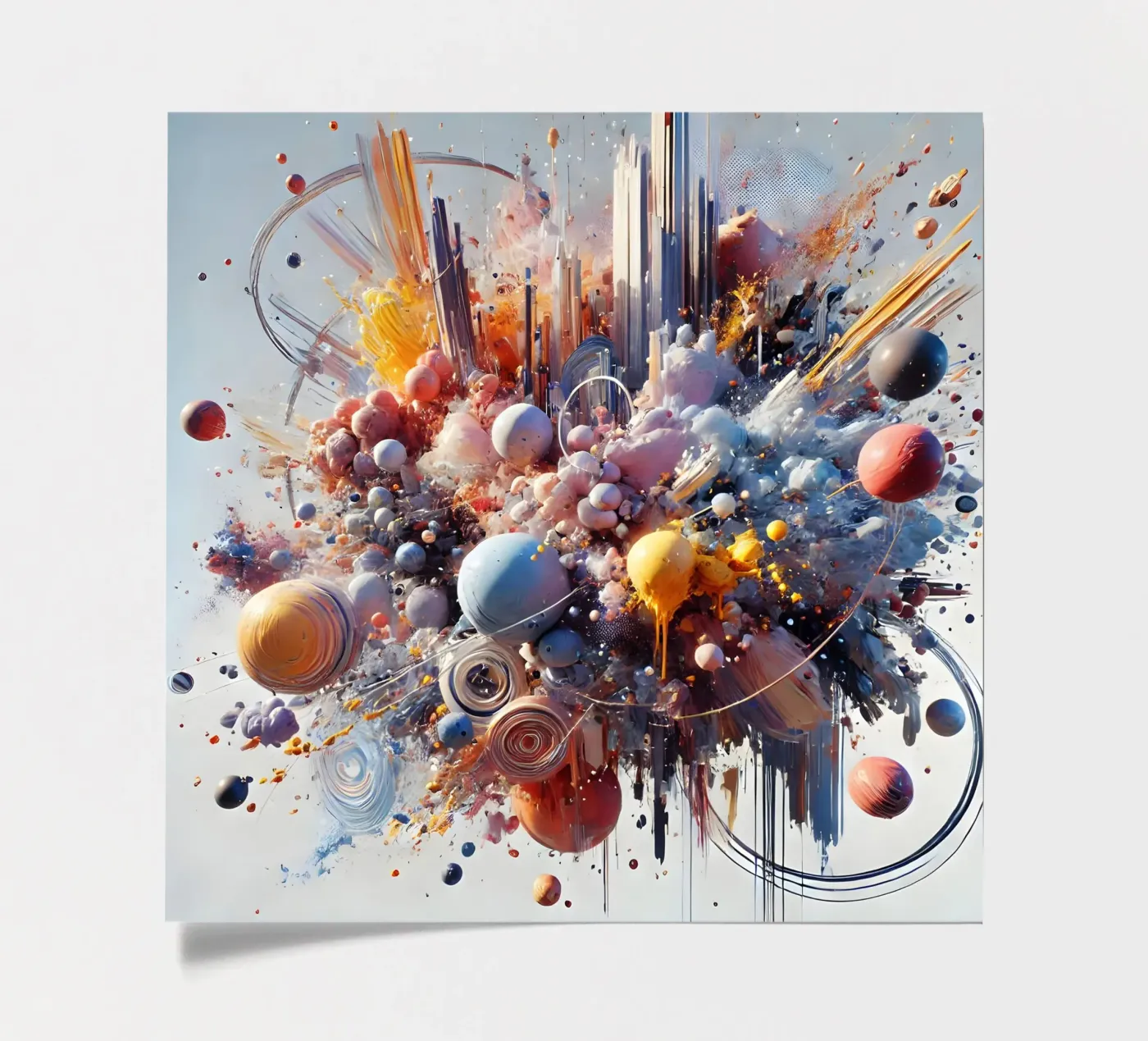 action splash abstract sticker sheet by abstrakt