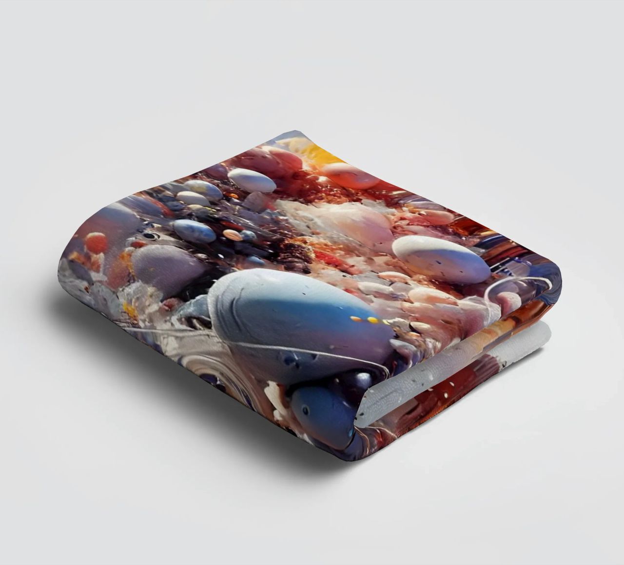 action splash abstract towel by abstrakt