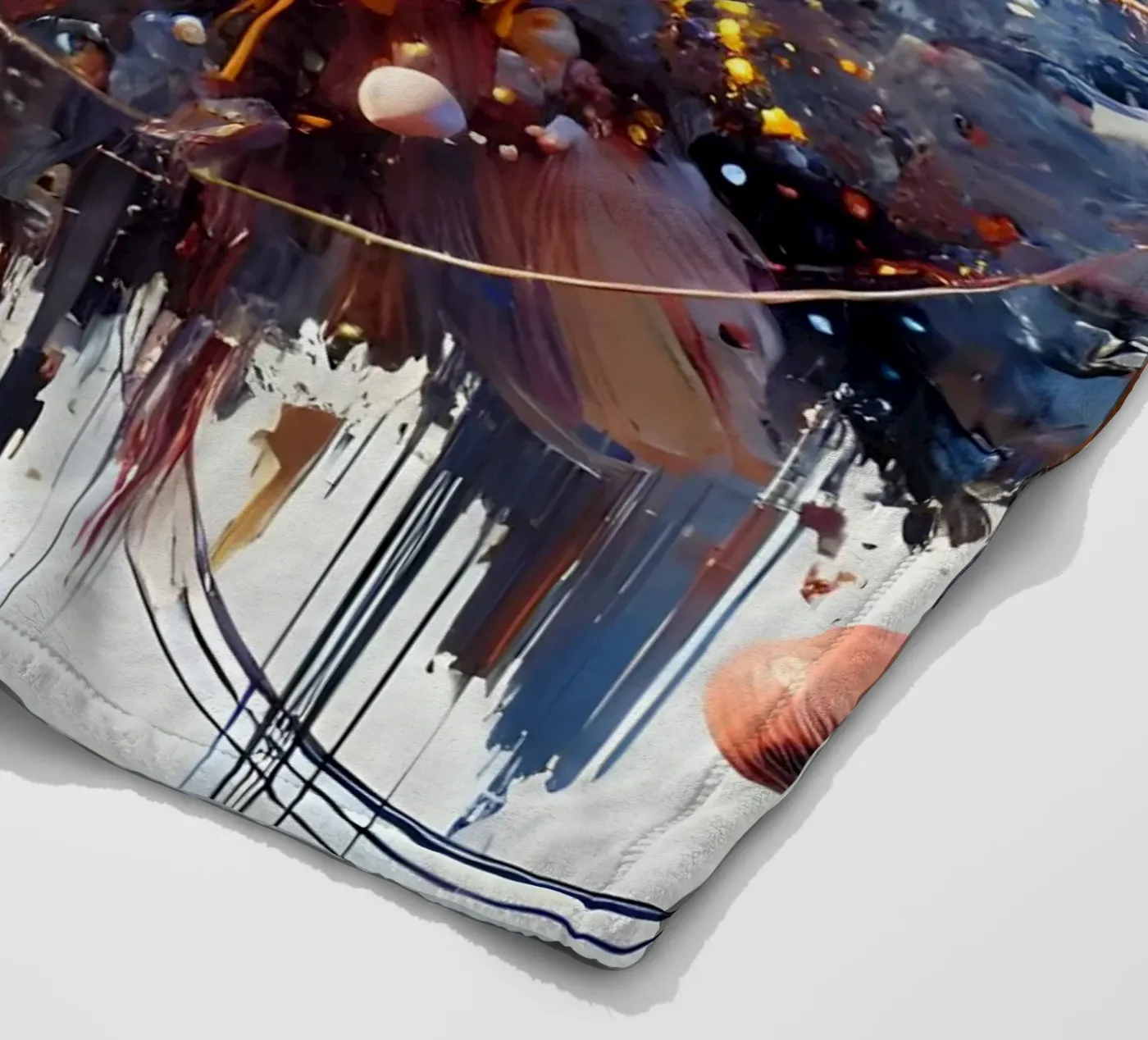 action splash abstract Fleecedecke von abstrakt
