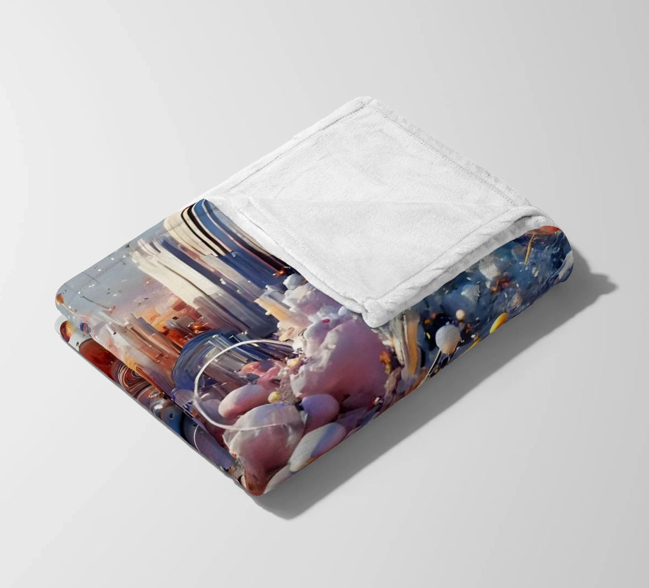 action splash abstract coperta in pile da abstrakt