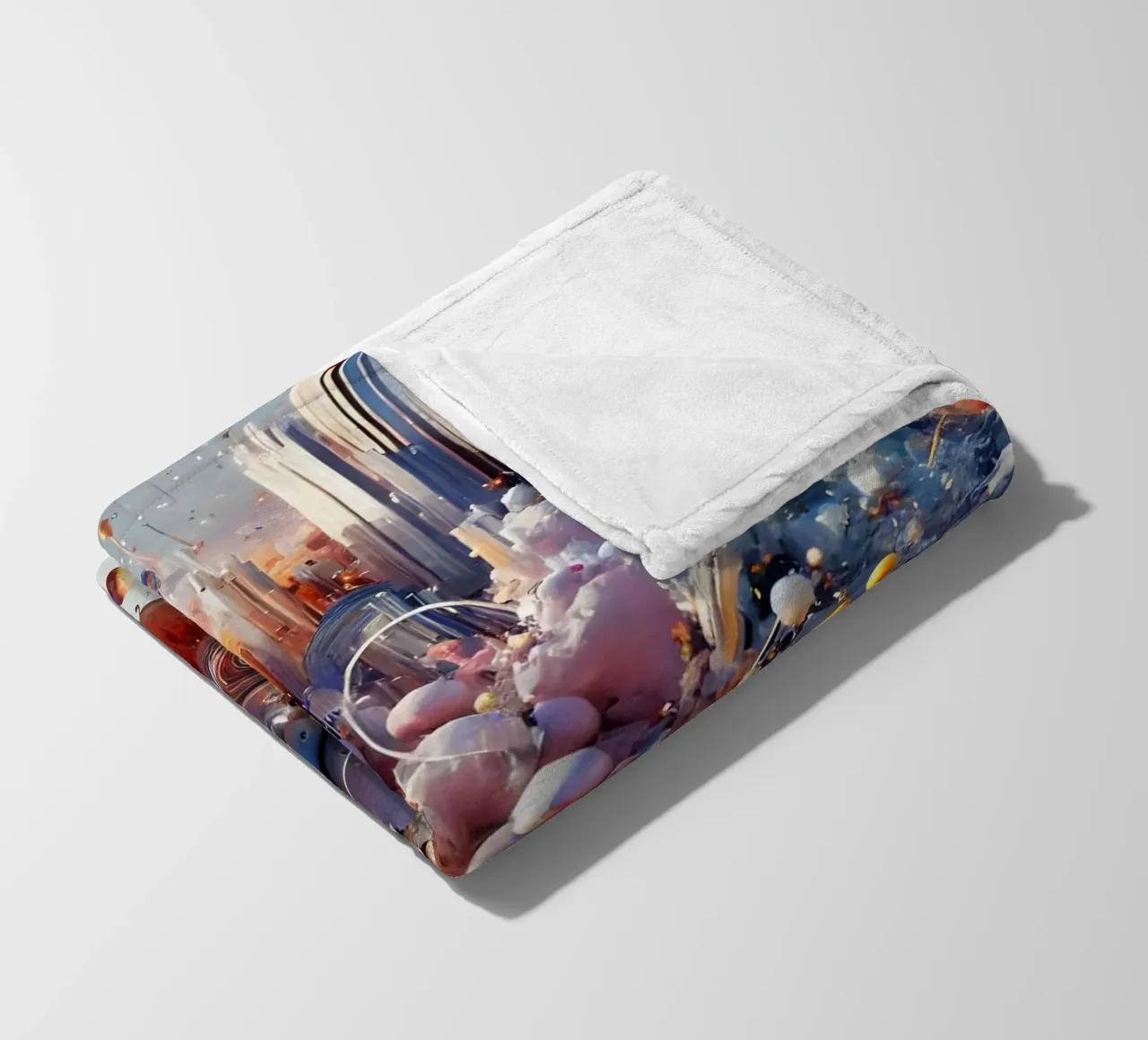 action splash abstract coperta in pile da abstrakt