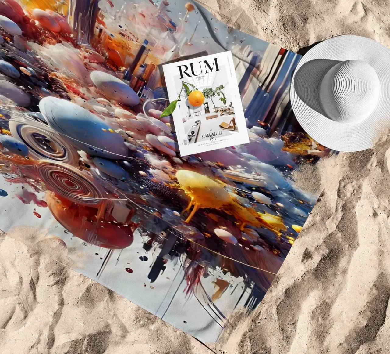 action splash abstract telo mare da abstrakt