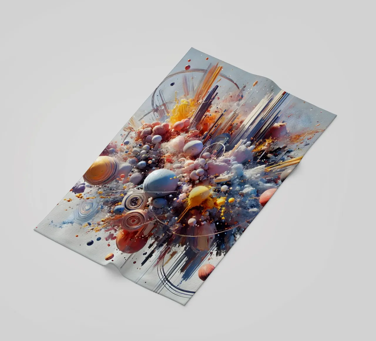 action splash abstract telo mare da abstrakt