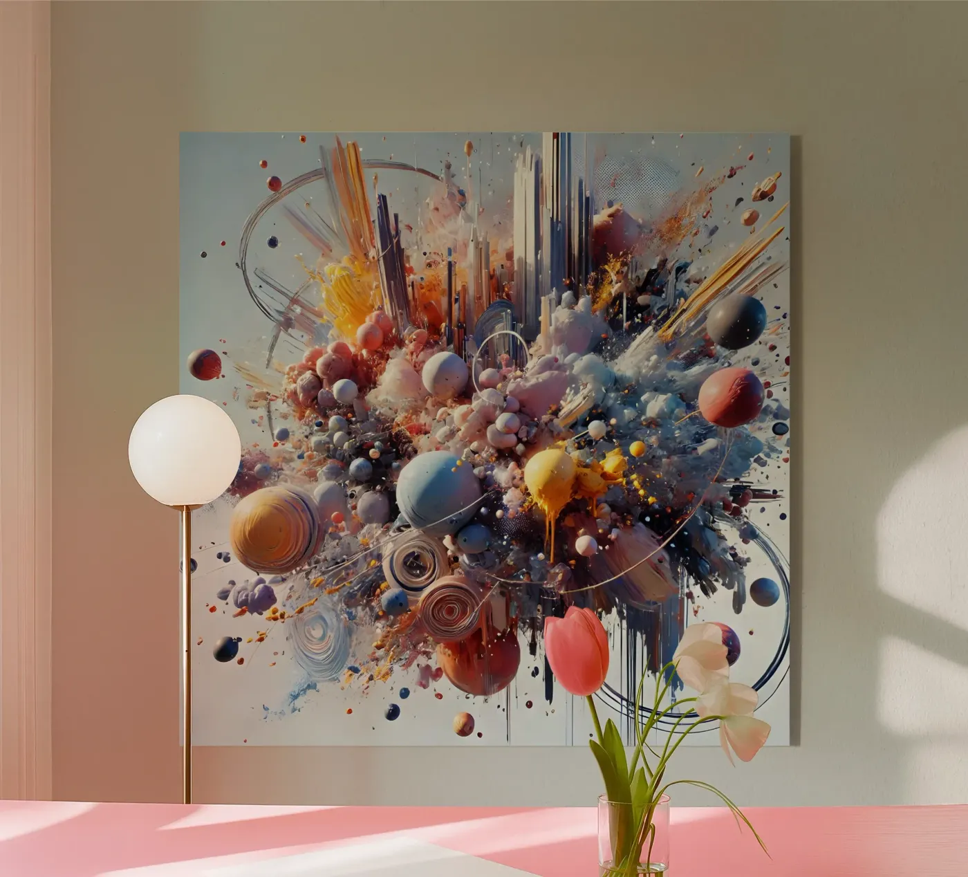 action splash abstract acrylic glass by abstrakt