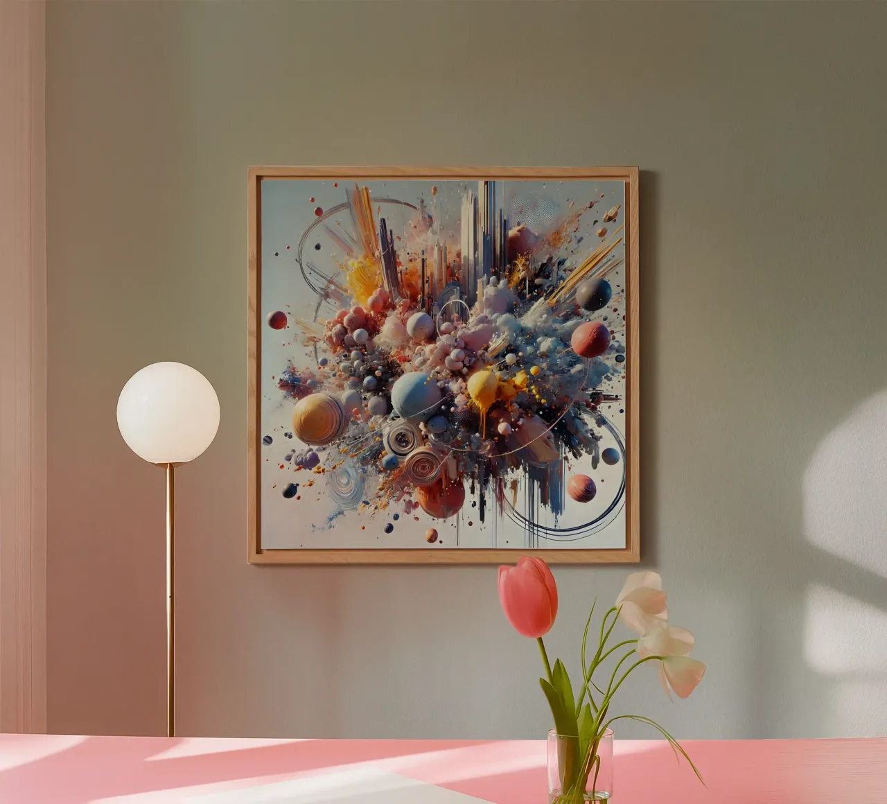 action splash abstract pannello forex da abstrakt