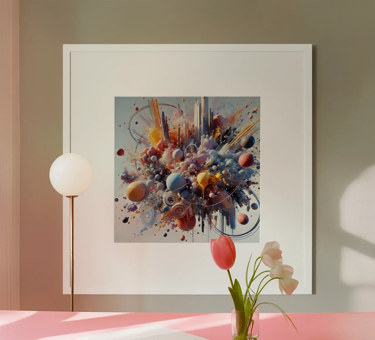 action splash abstract poster da abstrakt